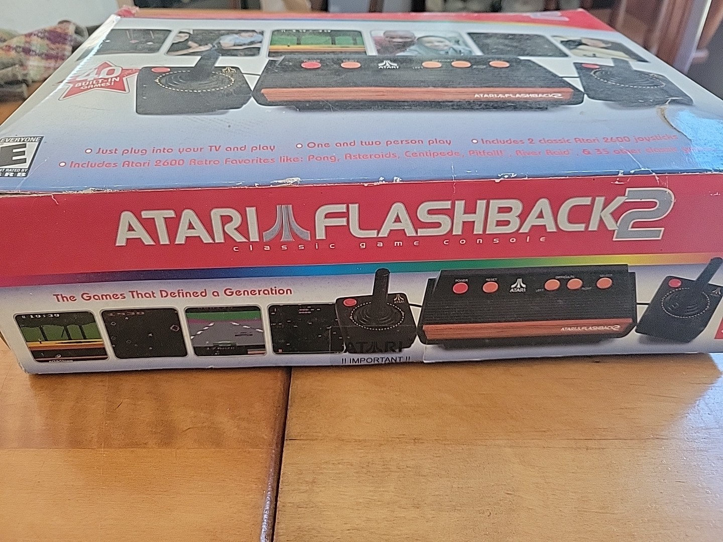 Atari Flashback 2 Classic Game Console complete with 40 Built-In Games