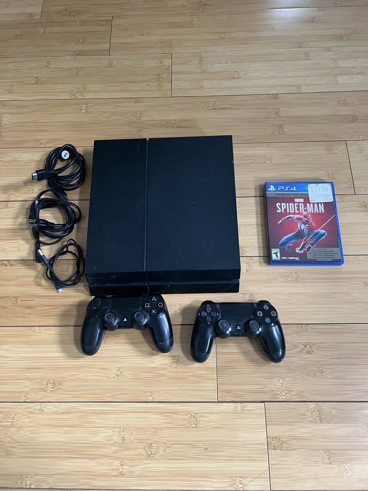Sony PlayStation 4 CUH-1215A 500GB Console w/ Controller Power Cable & HDMI+Game