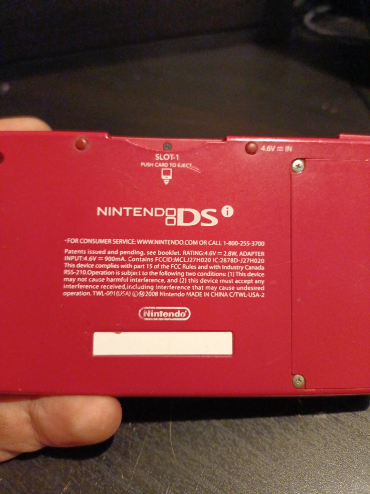 Nintendo DSi – Pink – Untested – With Games And Accessory