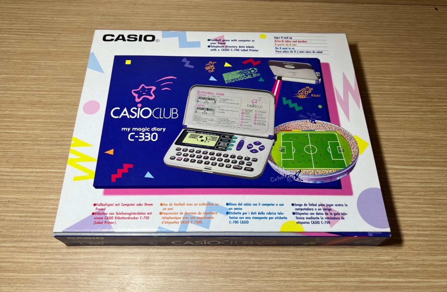 READ INFO- NEW OLD STOCK- Casio Club my magic Diary C-330 Game & Watch loopy