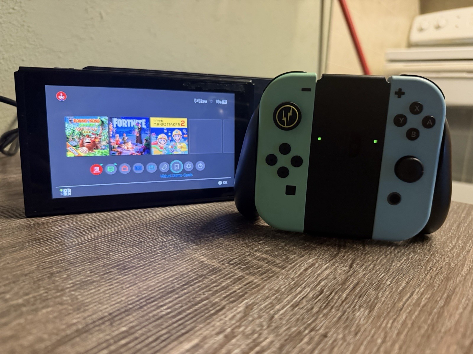 Nintendo Switch HAC-001 Console w/ Dock Blue/Green Joy-Con 32GB Wi-Fi