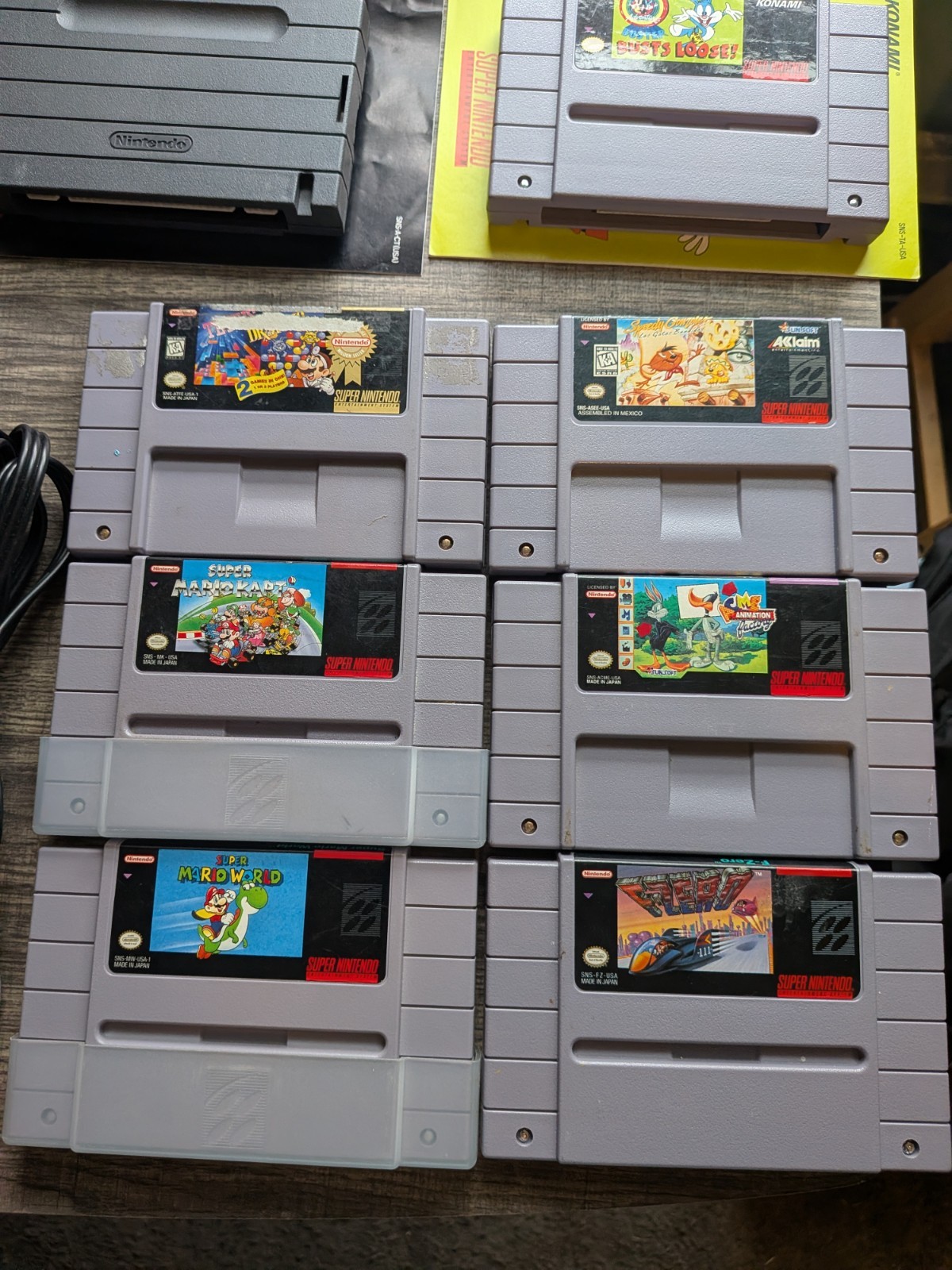 SNES Console SNS-001 Bundle OEM Controlller W/ Cables – Tested Read DESCRIPTION
