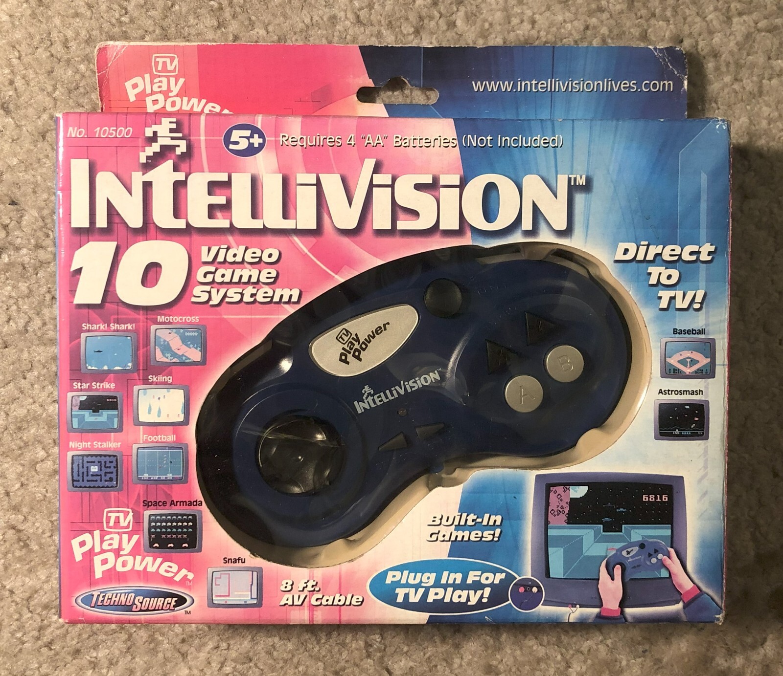 Intellivision TV Plug N Play 10 Video Game System – Original Box – New