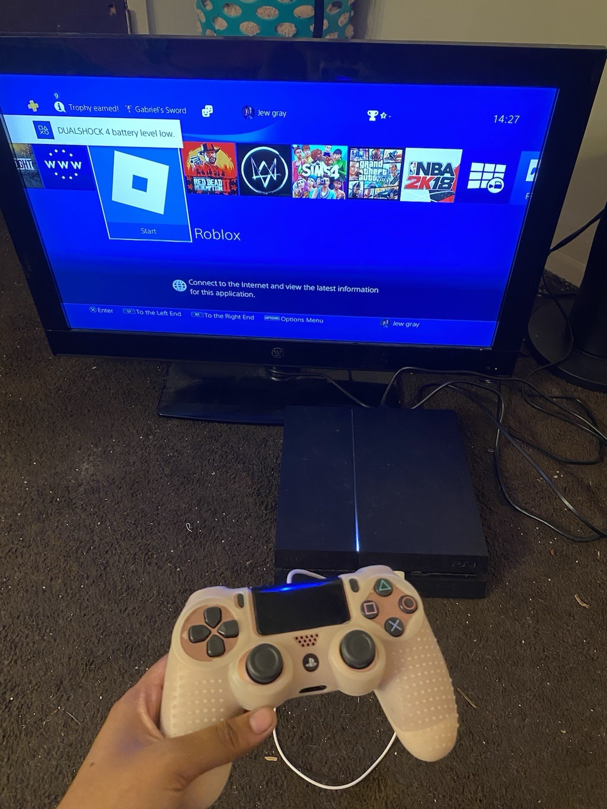 Sony PlayStation 4 500GB HDD Black Home Video Game Console Bundle (including Tv)