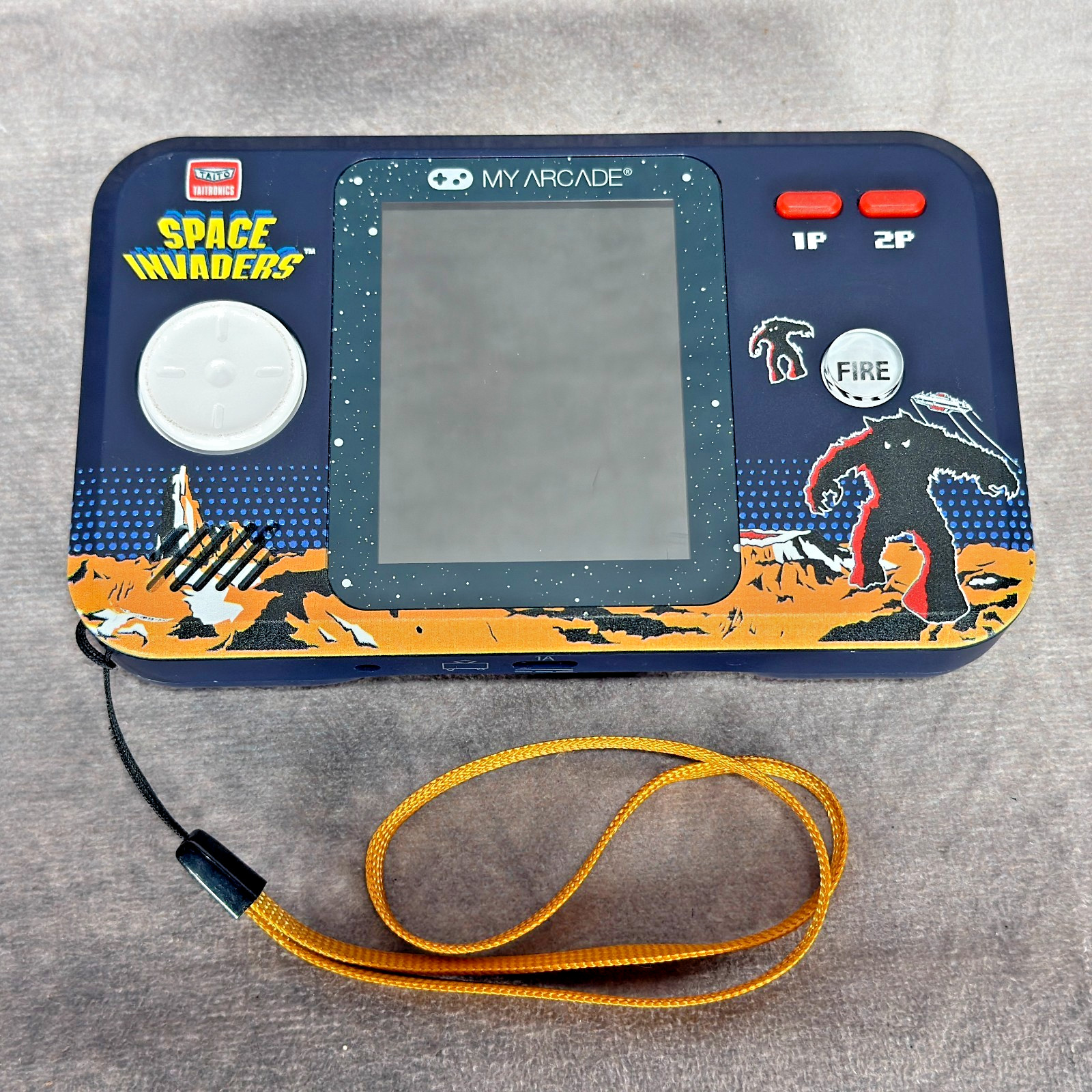 MY ARCADE Space Invaders Pocket Player Pro Handheld Game Tested Working