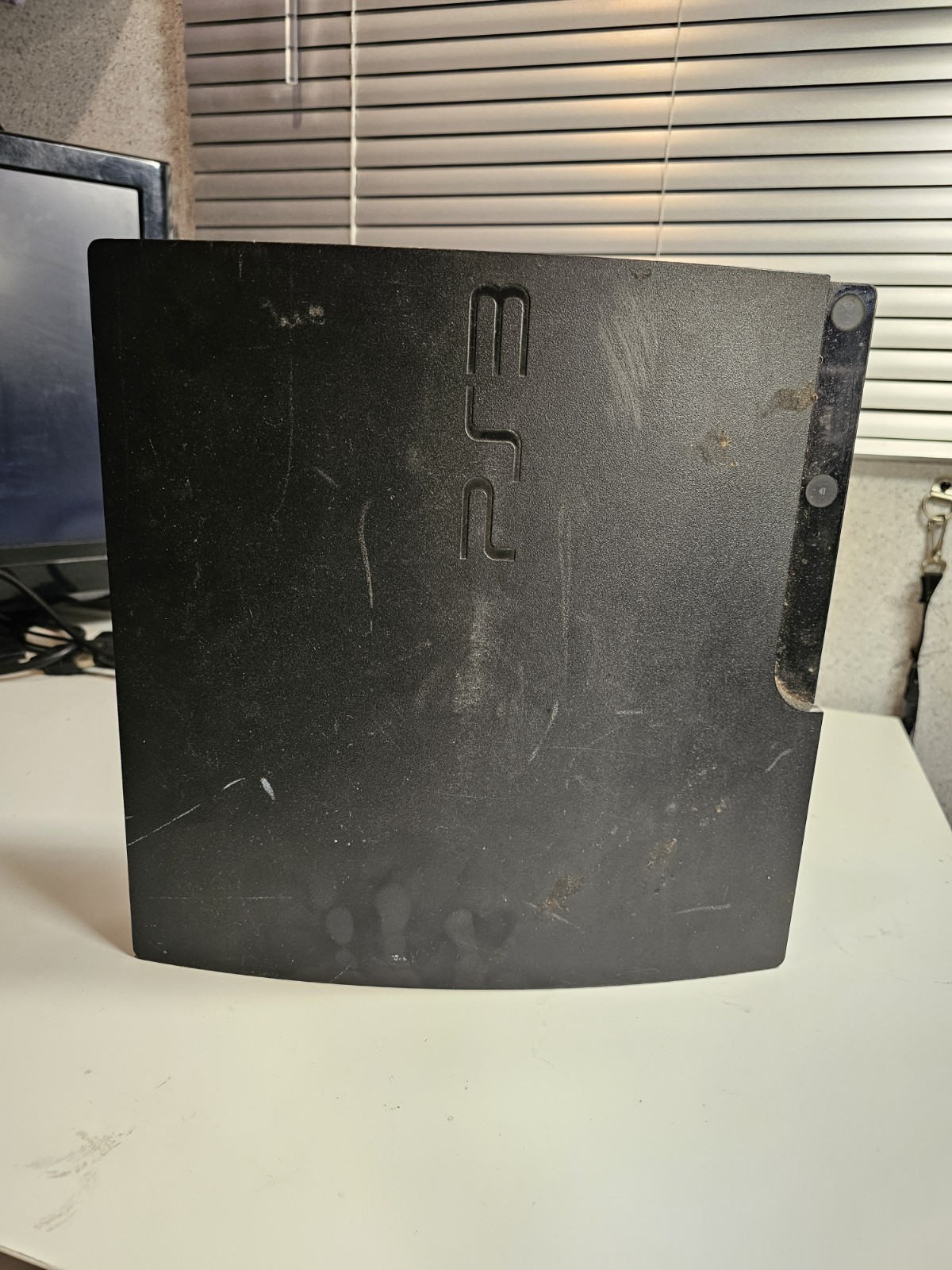 PS3 Sony PlayStation 3 Slim Black Console for Parts/Repairs Cech-3001b