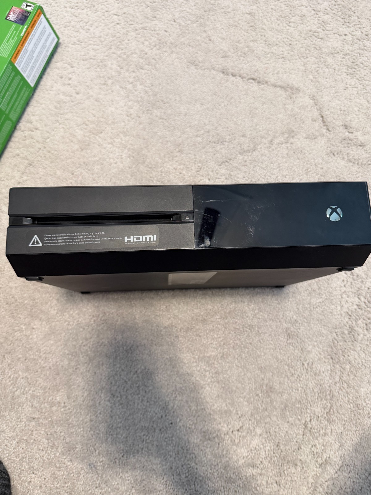 Microsoft Xbox One 500GB Console w/ 2 Games, 2 Controllers, Kinect, Cords, Lot