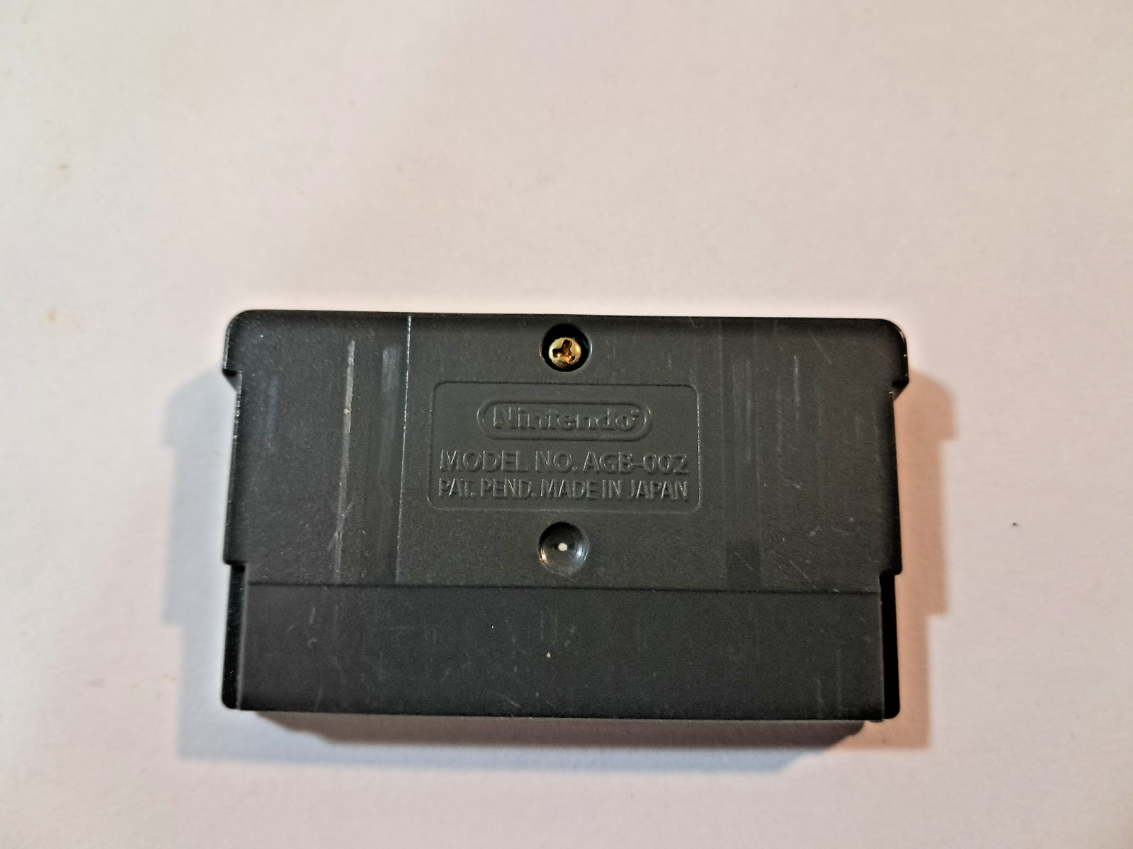 Working Nintendo Game Boy Advance GBA – Clear Glacier – w/ game included
