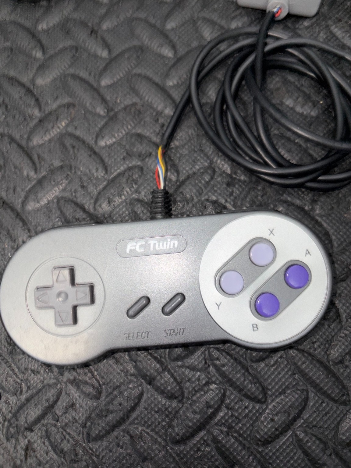 FC Twin NES SNES Clone Console Bundle 2 Controllers AV Cable Parts Repair