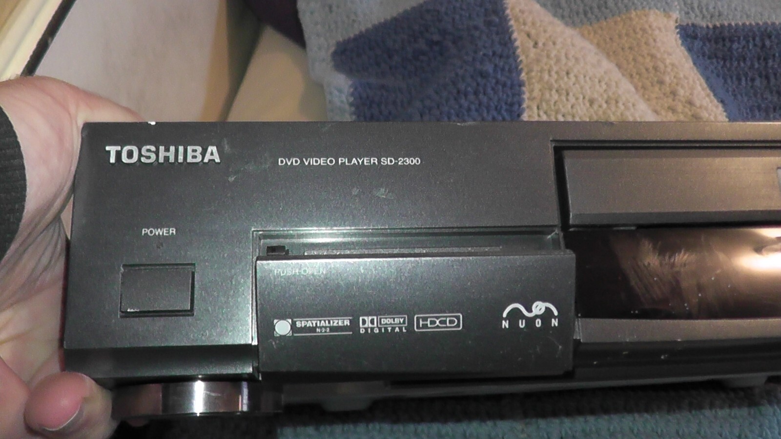 UNTESTED NUON TOSHIBA SD-2300 DVD PLAYER GAME SYSTEM CONSOLE SAMSUNG REMOTE GAME