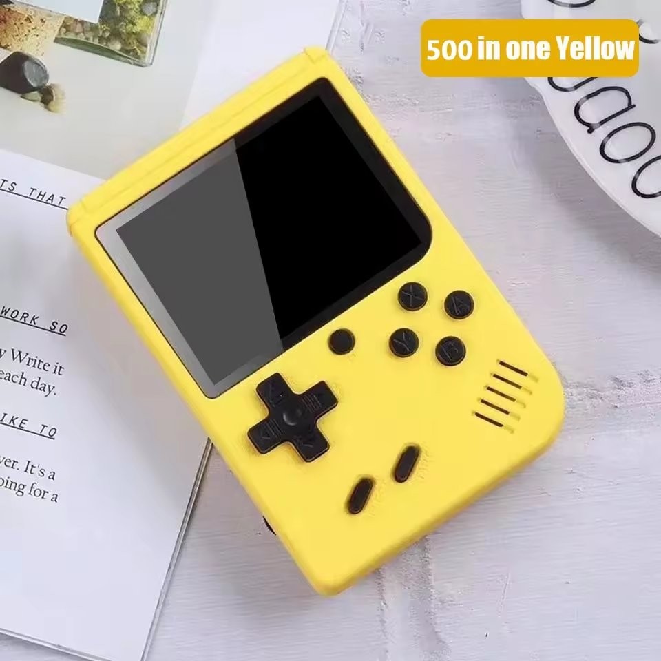 Handheld Retro Game Console 500+ Classic Games Gameboy Emulator TV Output Pink
