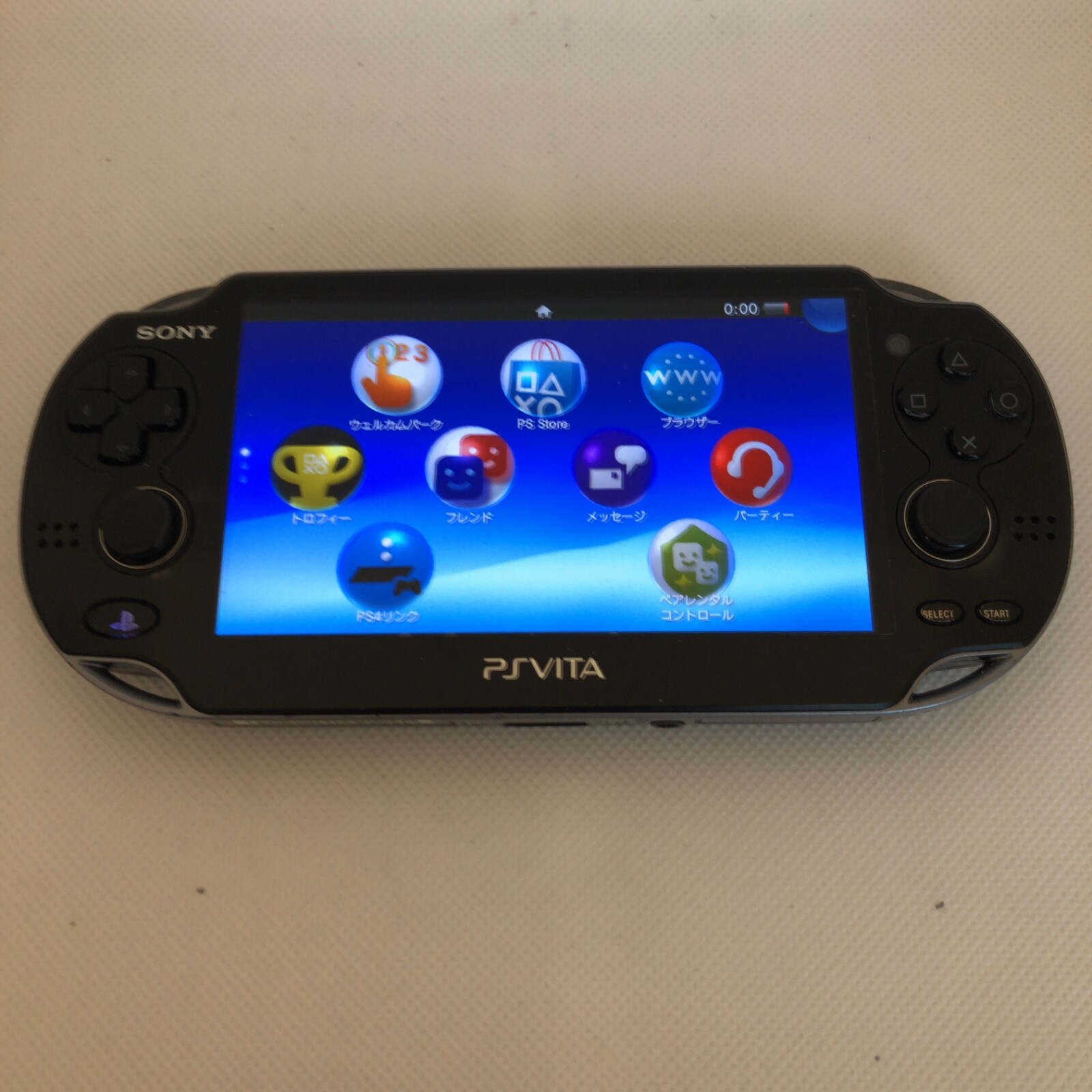 PS Vita PCH-2000 Console Black PSV Slim Box Excellent #J200