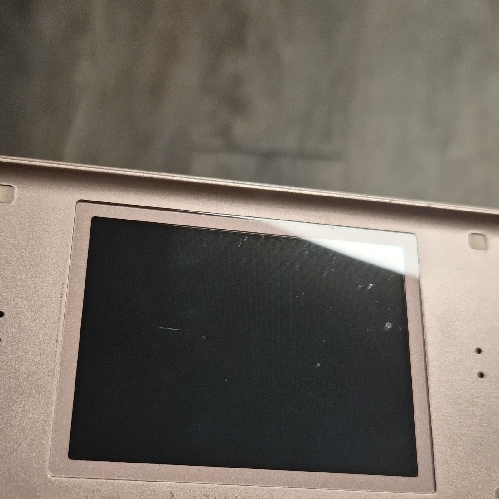 Nintendo DS Lite Bronze handheld console touch screen headphone jack