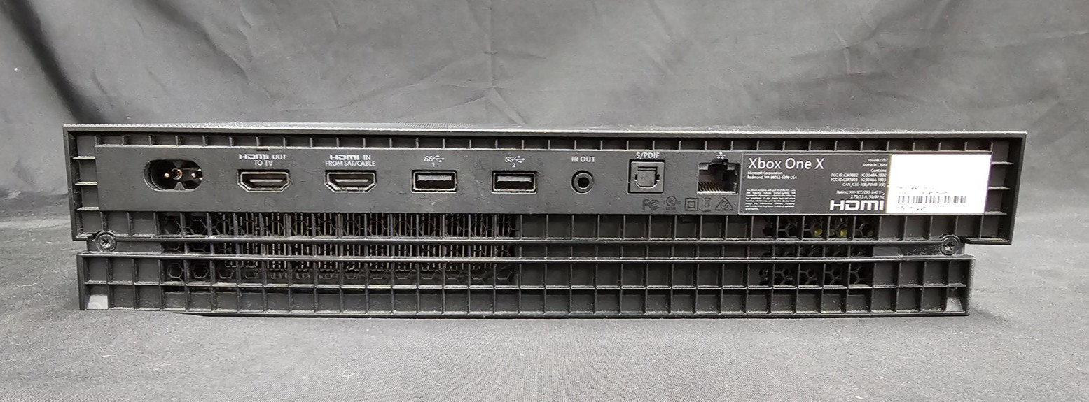 Microsoft Xbox One X with 1 controller, 4TB External Hard Drive, & 9 Games