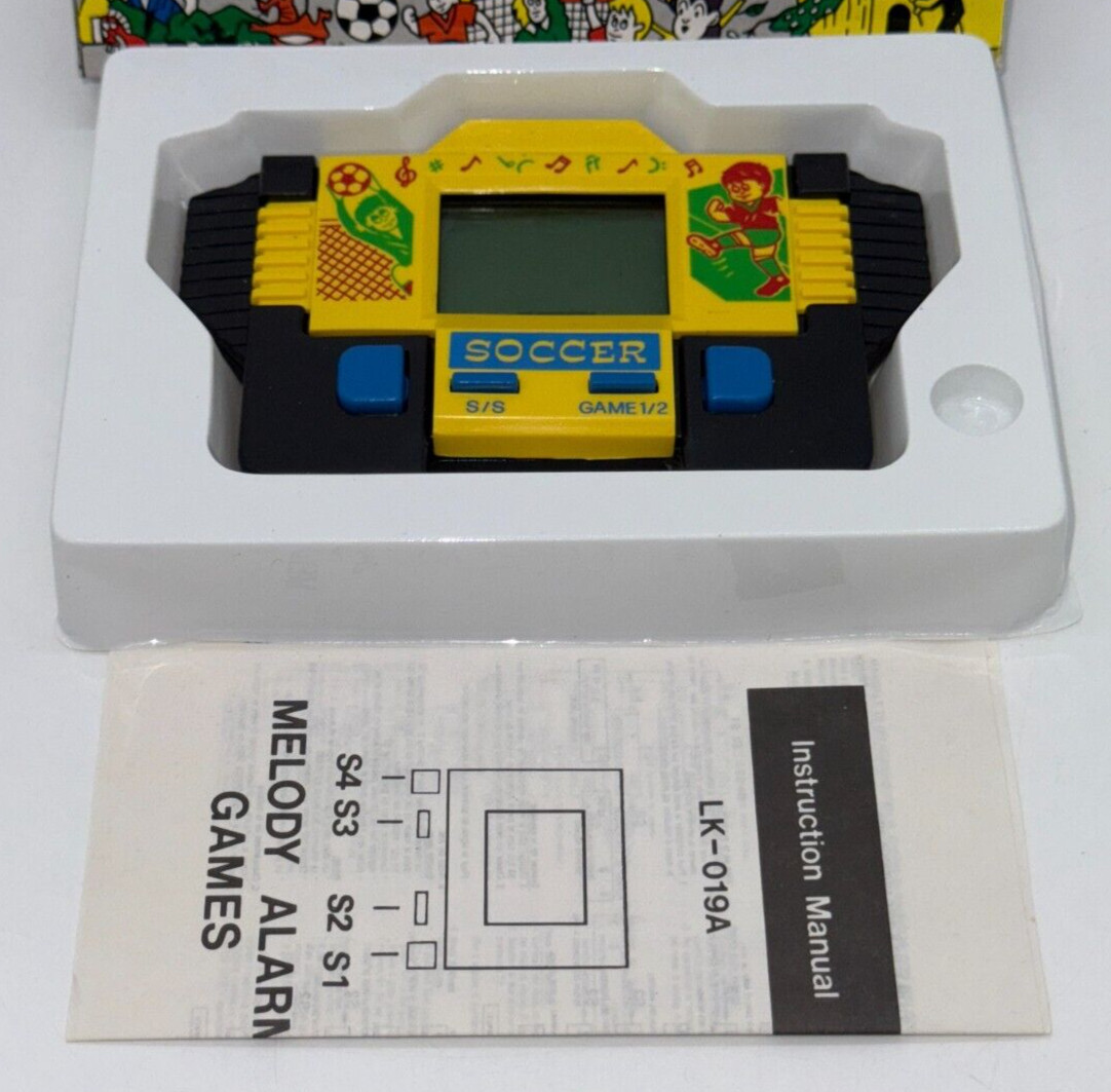 SOCCER – LCD Game & Watch Portable Console – 1990’s – DEADSTOCK – BOXED