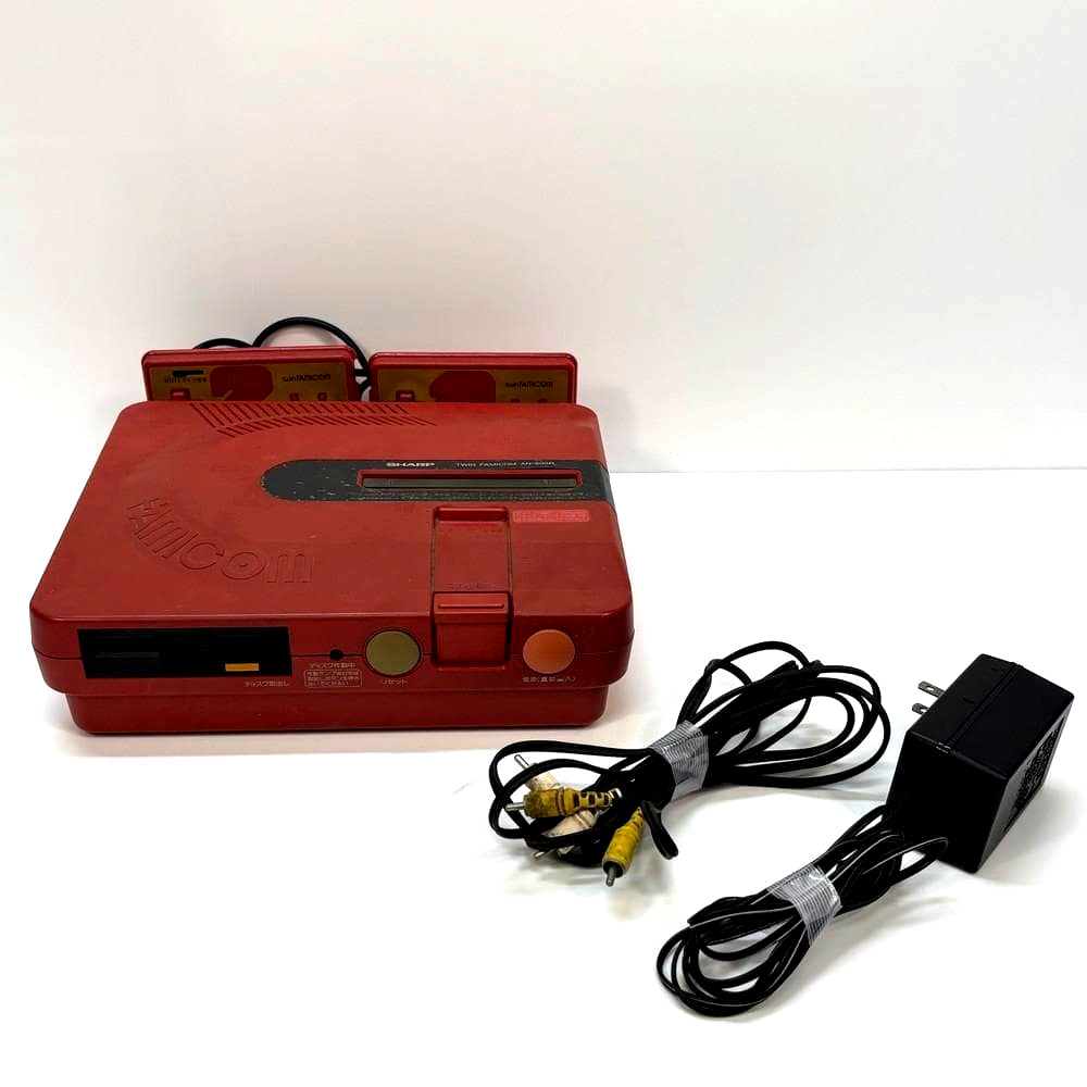 Sharp Twin Famicom Console AN-500R [Tested/Working] – From Japan