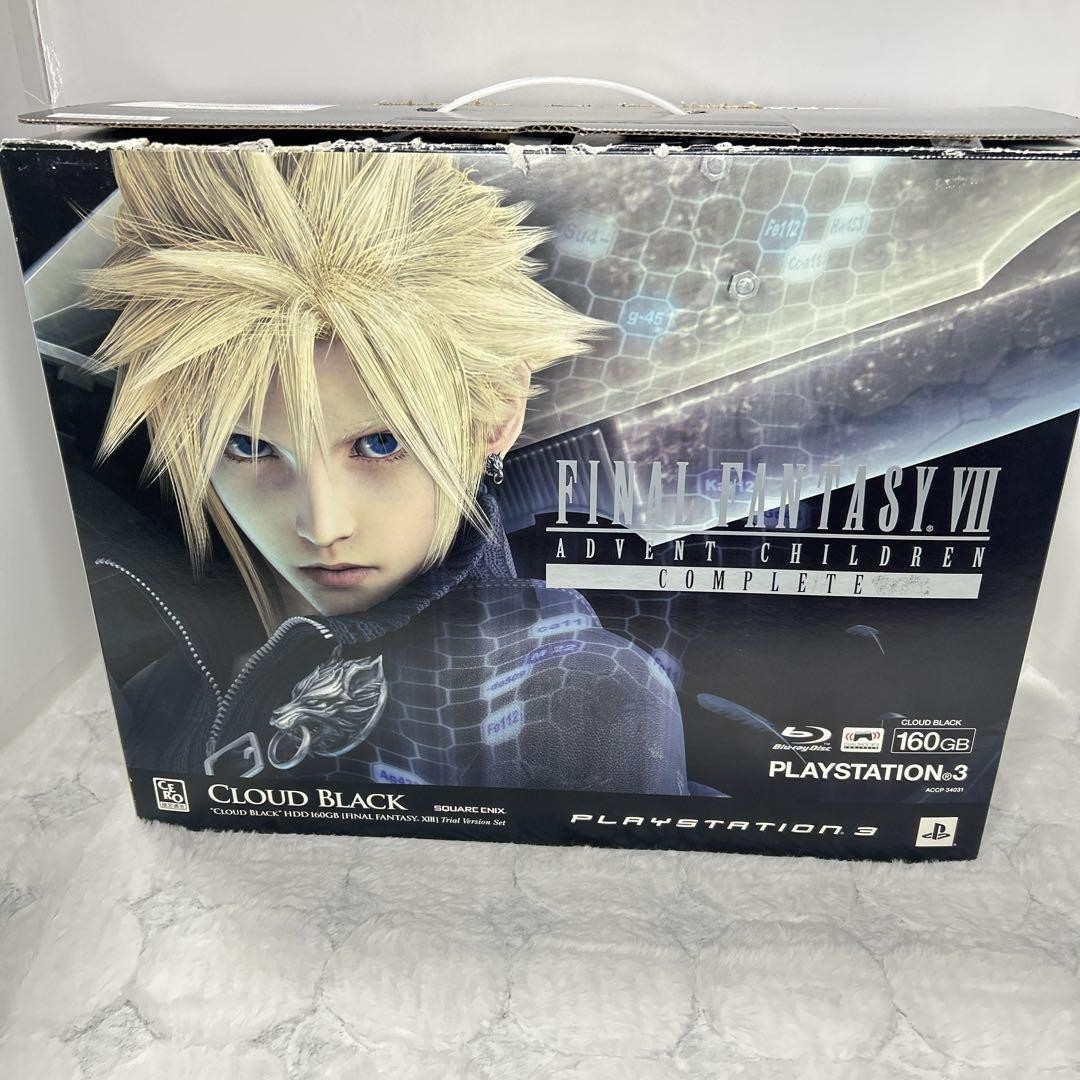 PS3 Playstation3 Final Fantasy VII Advent Children Cloud Black Limited Boxed