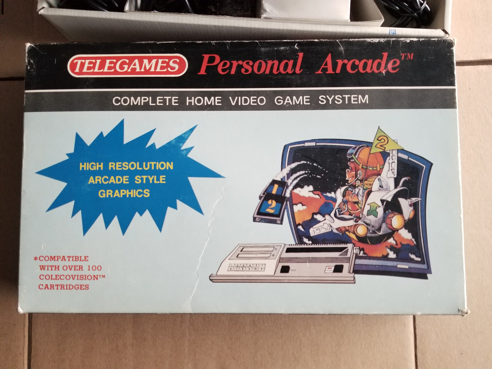 Telegames Personal Arcade – NTSC – DINA 2 in 1 ColecoVision Sega – Very Rare!