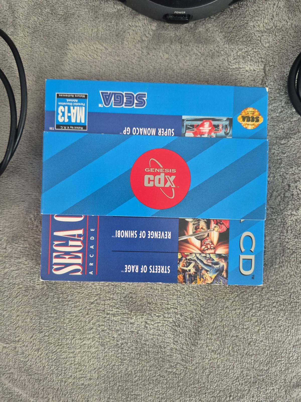 Sega CDX Console CIB Complete Tested & Working Genesis CD Rare W/ Games