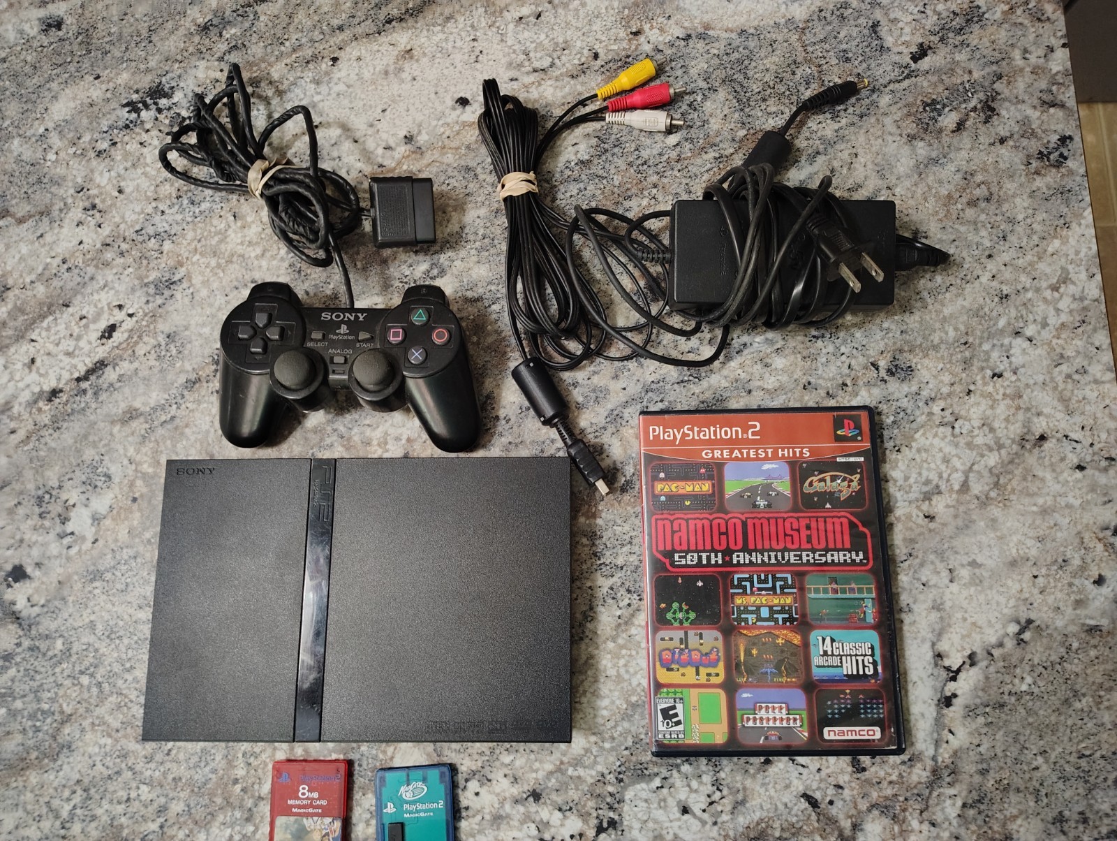 Sony PlayStation 2 Slim Charcoal Black Console