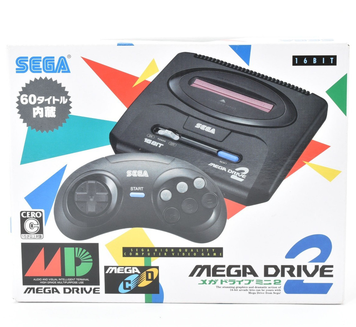 Sega Mega Drive Mini 2 SEGA Genesis Mini 2 Console w/Box Very Good Japan Import