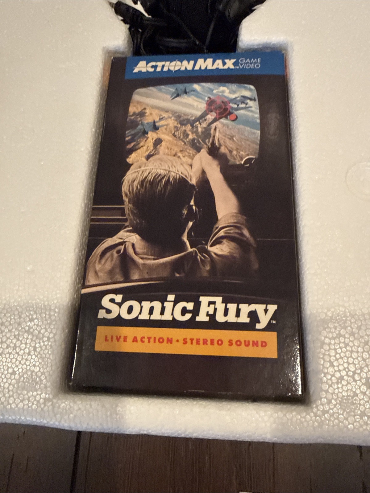 1987 ACTION MAX The First Real Action Game System W/ Sonic Fury Game Untested