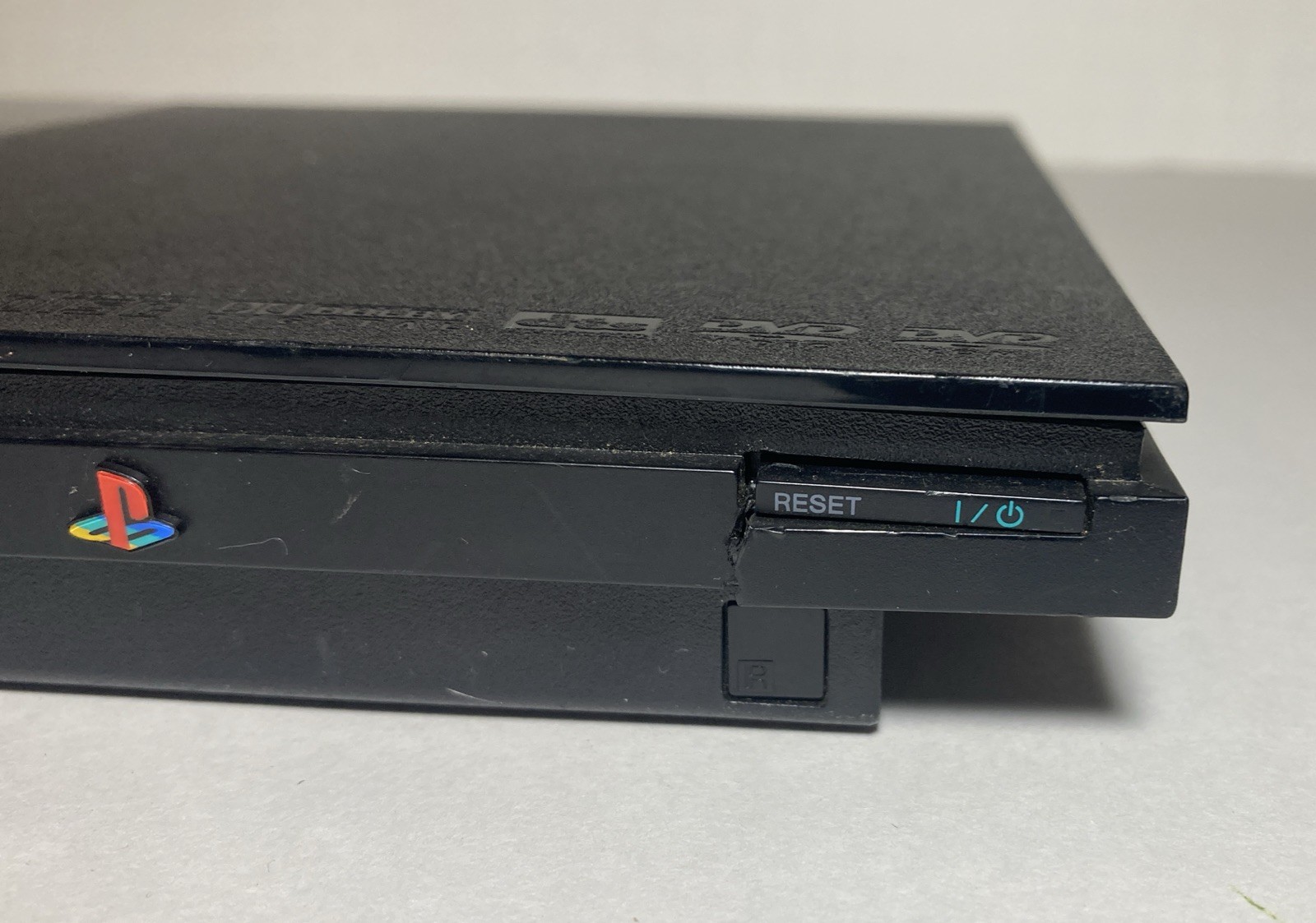 Ps2 Slim SCPH-90001 Console Only Black Tested & Plays Games But Shell Is Broken