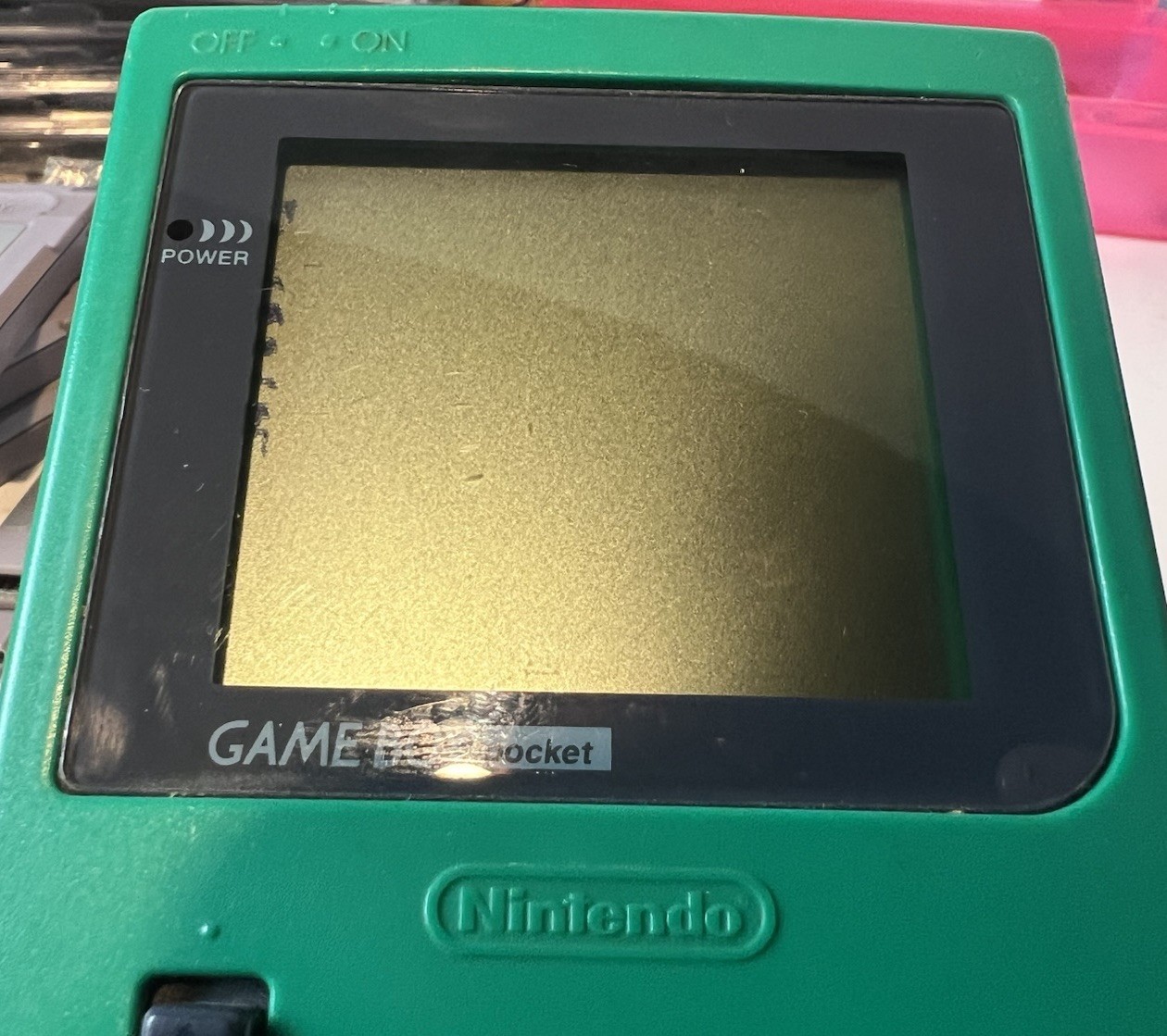 Nintendo Game Boy Pocket With 10 Games! All Tested & Working. MGB-001 – Green
