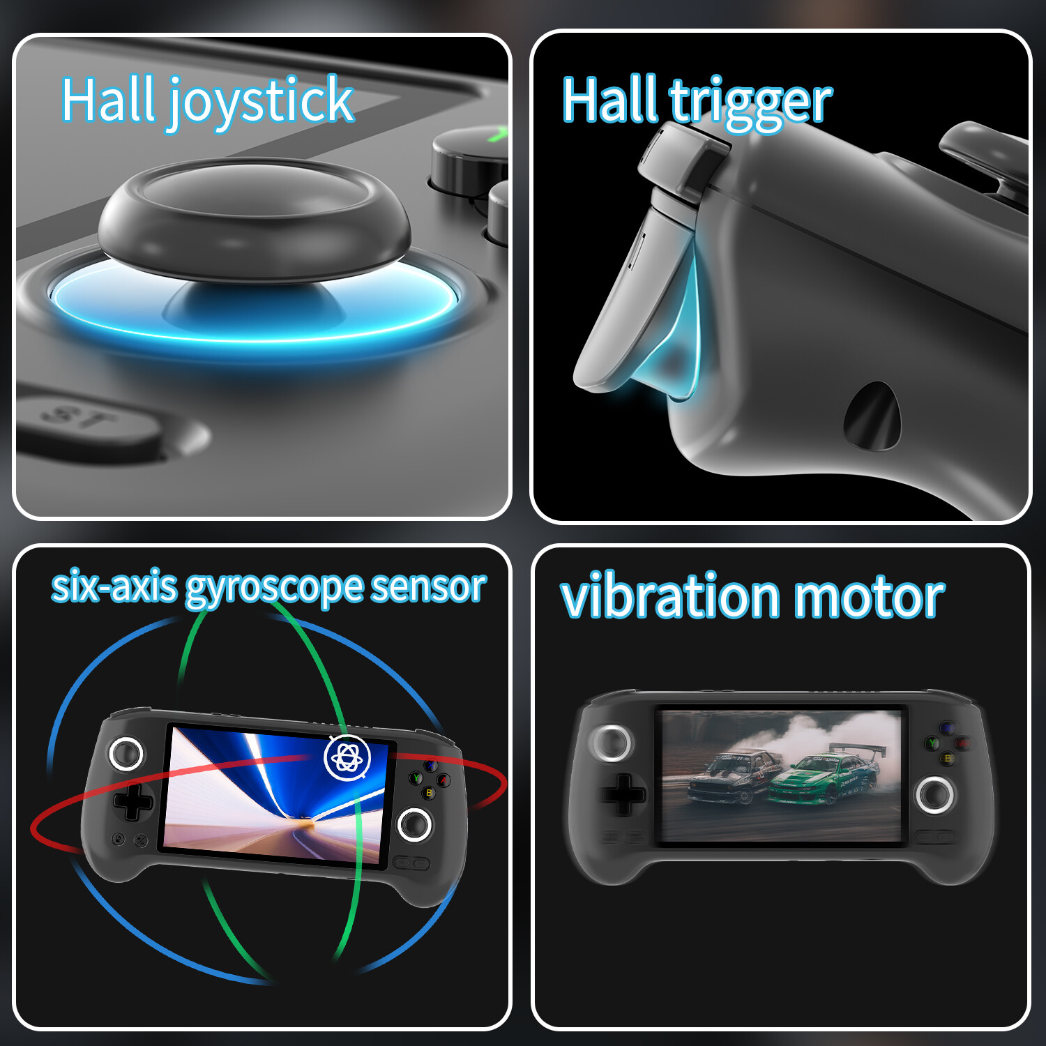 ANBERNIC RG556 5.5 inch Handheld Game Console nisoc T820 Android13 5500mAh Gifts