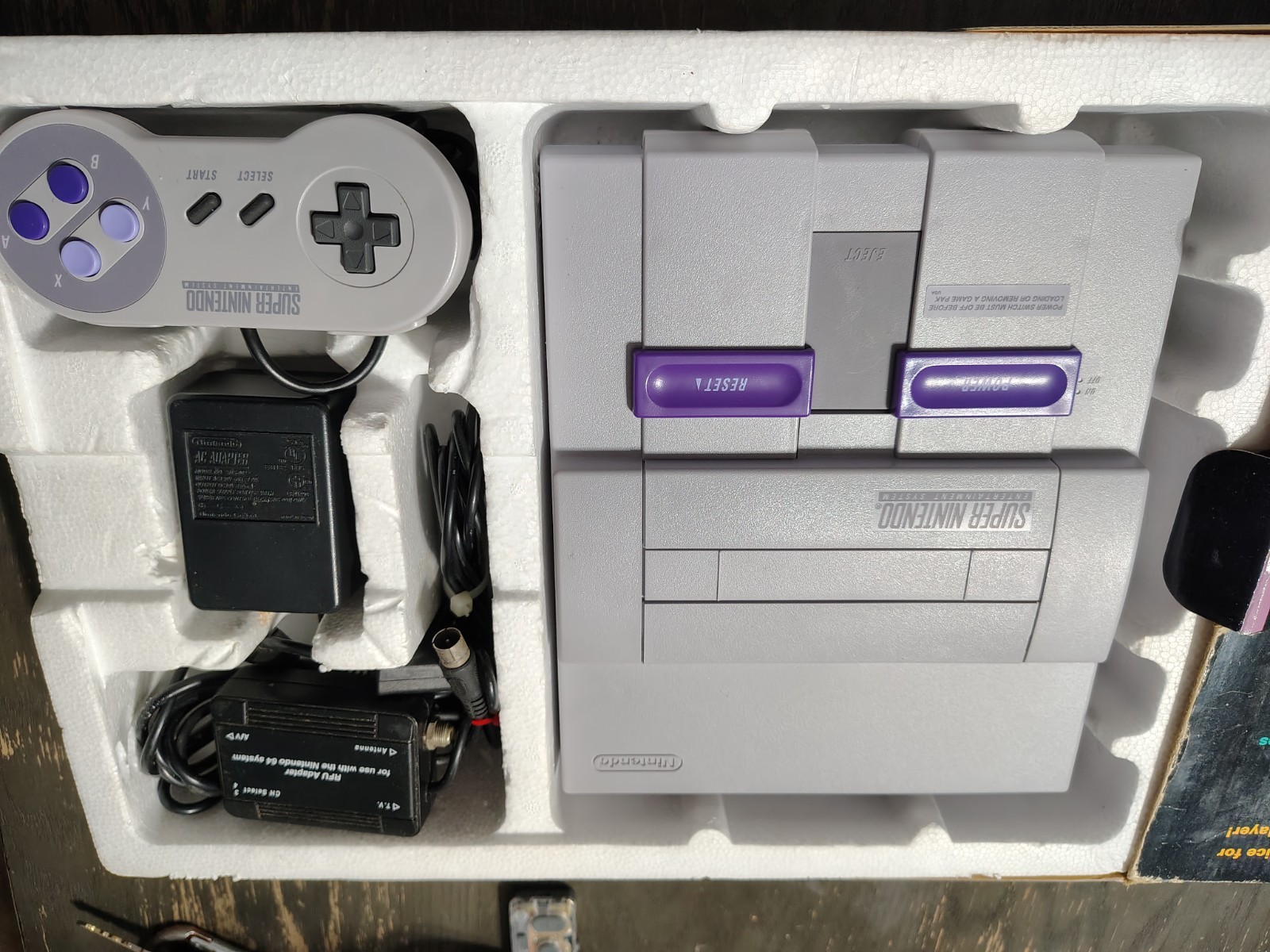Super Nintendo Zelda Edition SNES Console in Box