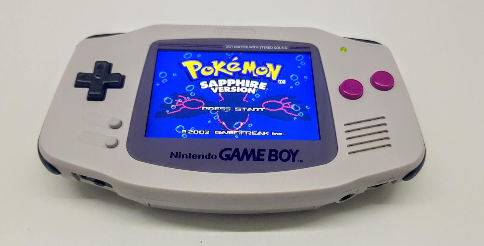 Game Boy Advance GBA hdmi 720p TV Out Backlit IPS Screen choice of shells Dock