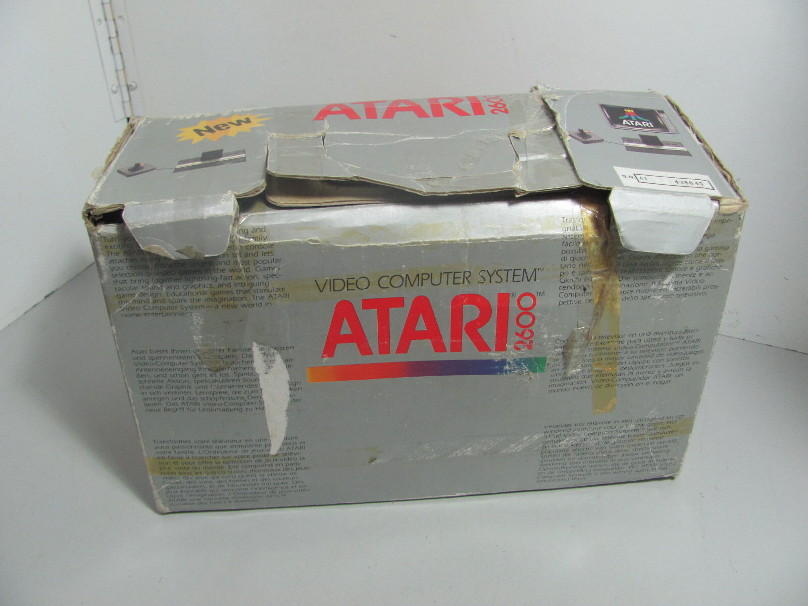 Atari 2600 JR Console 5 Games All Fully Tested & Working With Original Box