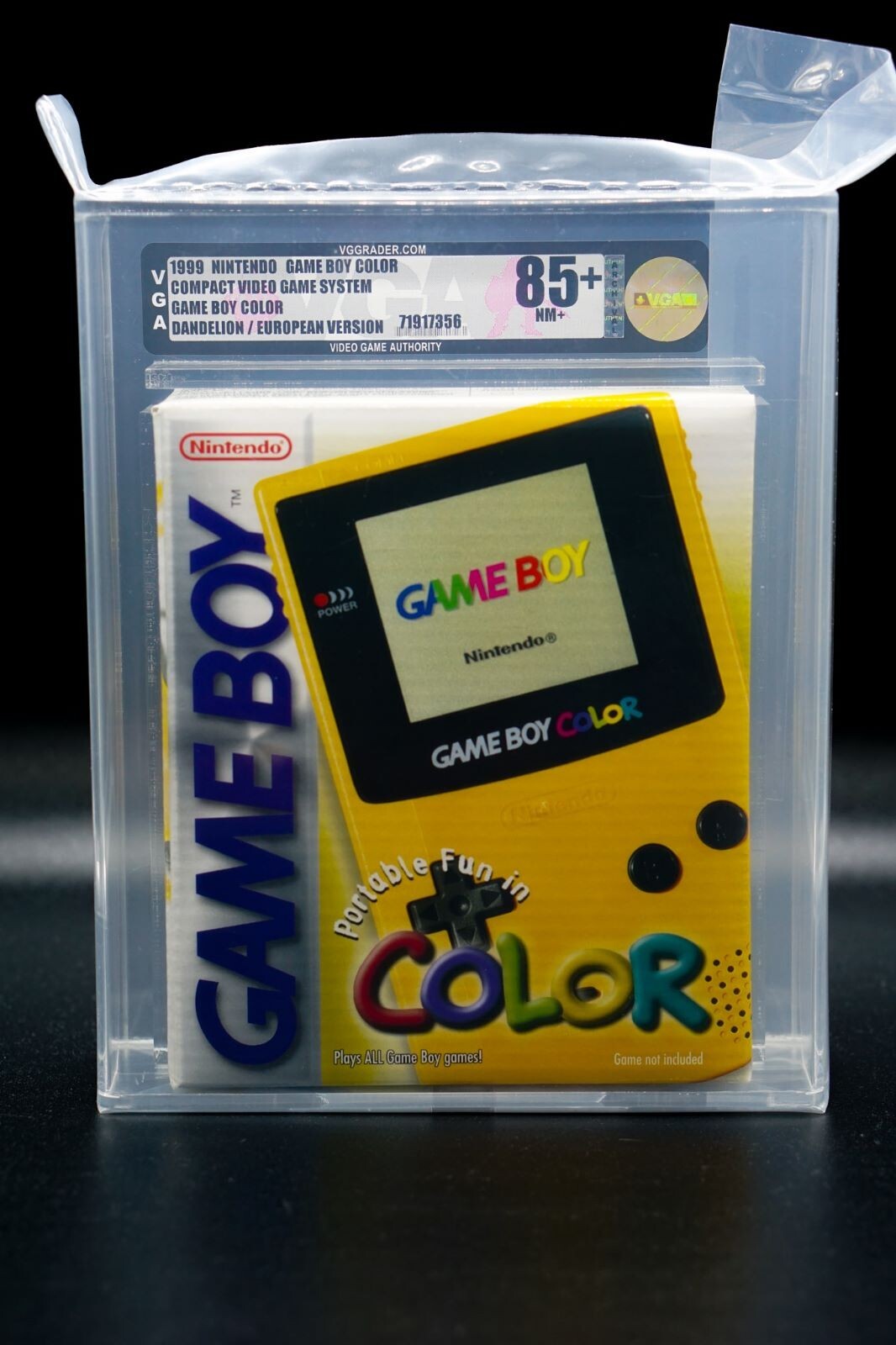 Game Boy Color Dandelion Yellow – NEW SEALED PAL EU VGA 85+ Nintendo Console