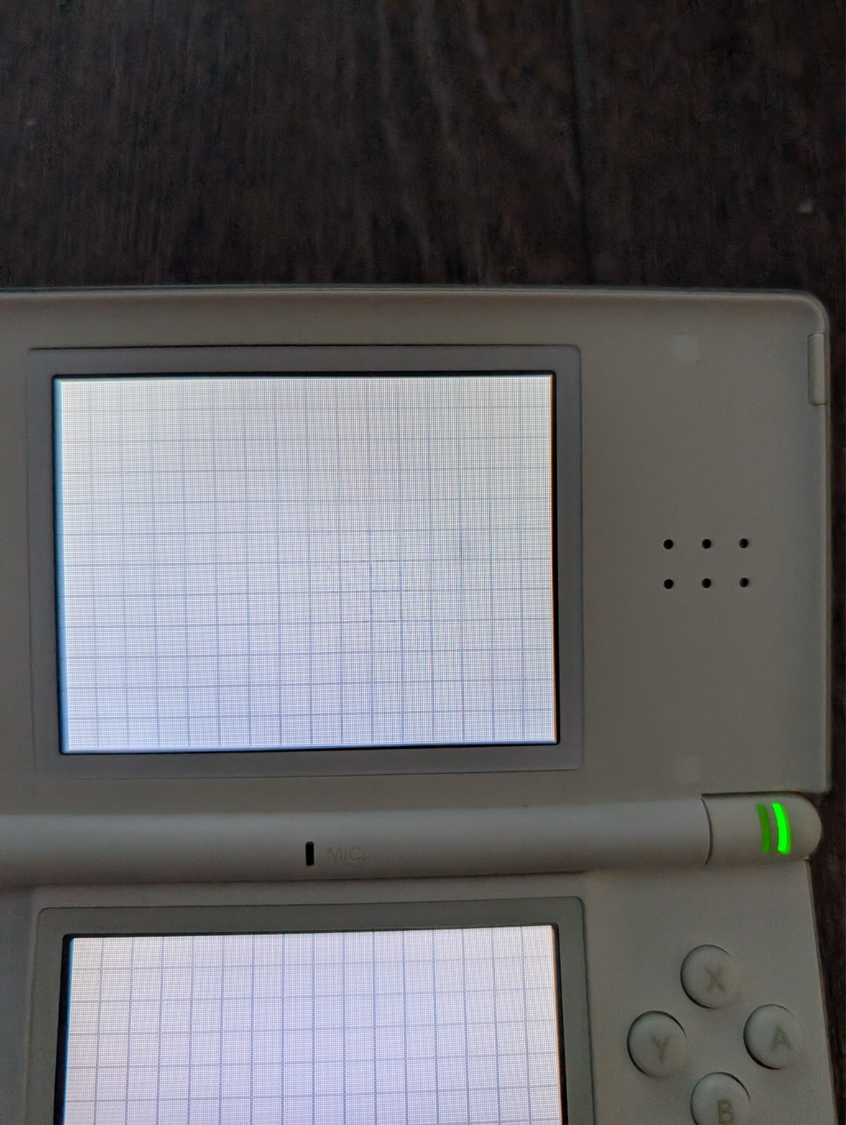 Nintendo DS Lite Handheld Console Polar White w/ slot cover + stylus – TESTED