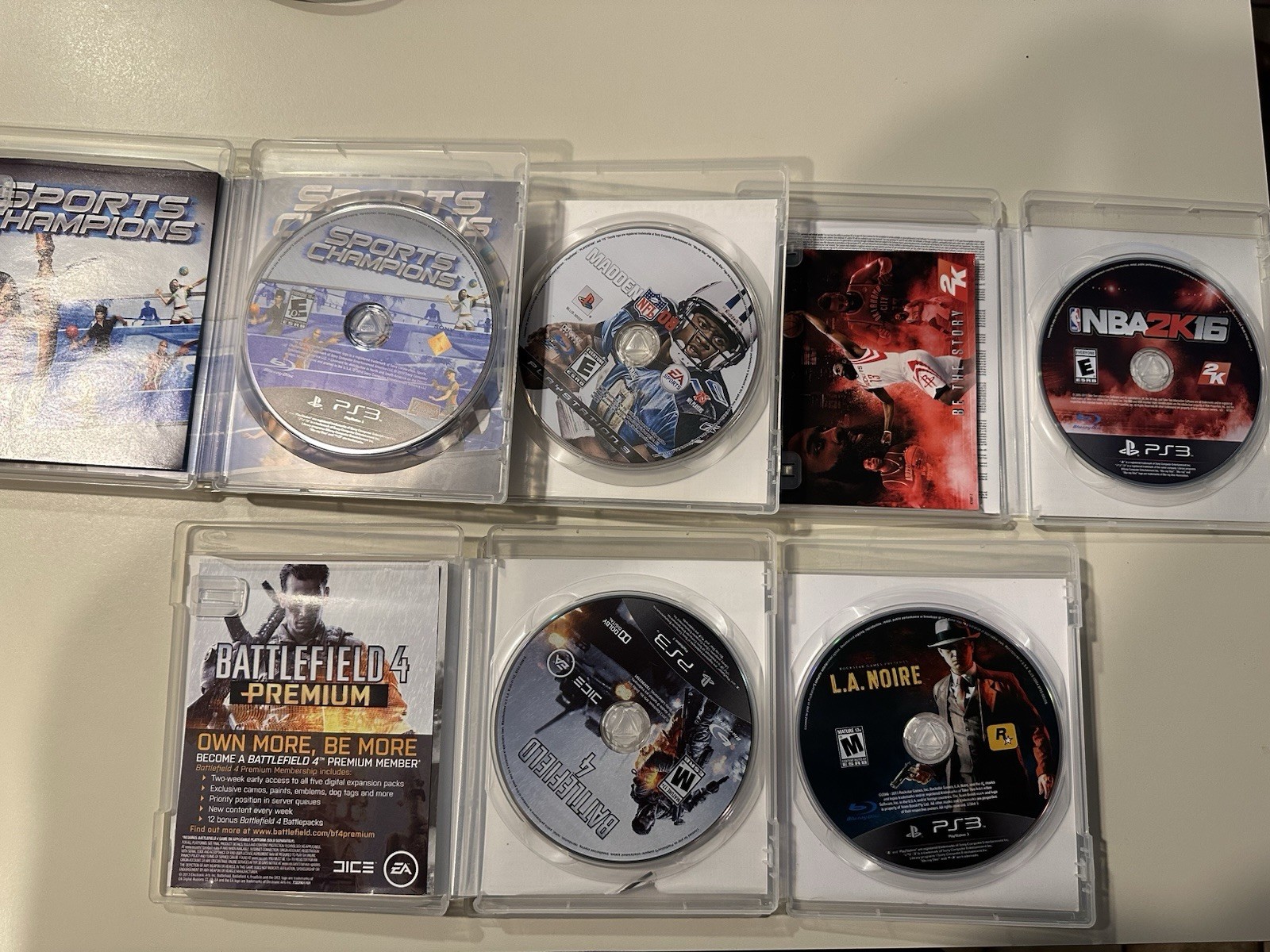 Sony PlayStation 3 PS3 Console CECH-4001B 250GB Bundle 5 Games Tested Works
