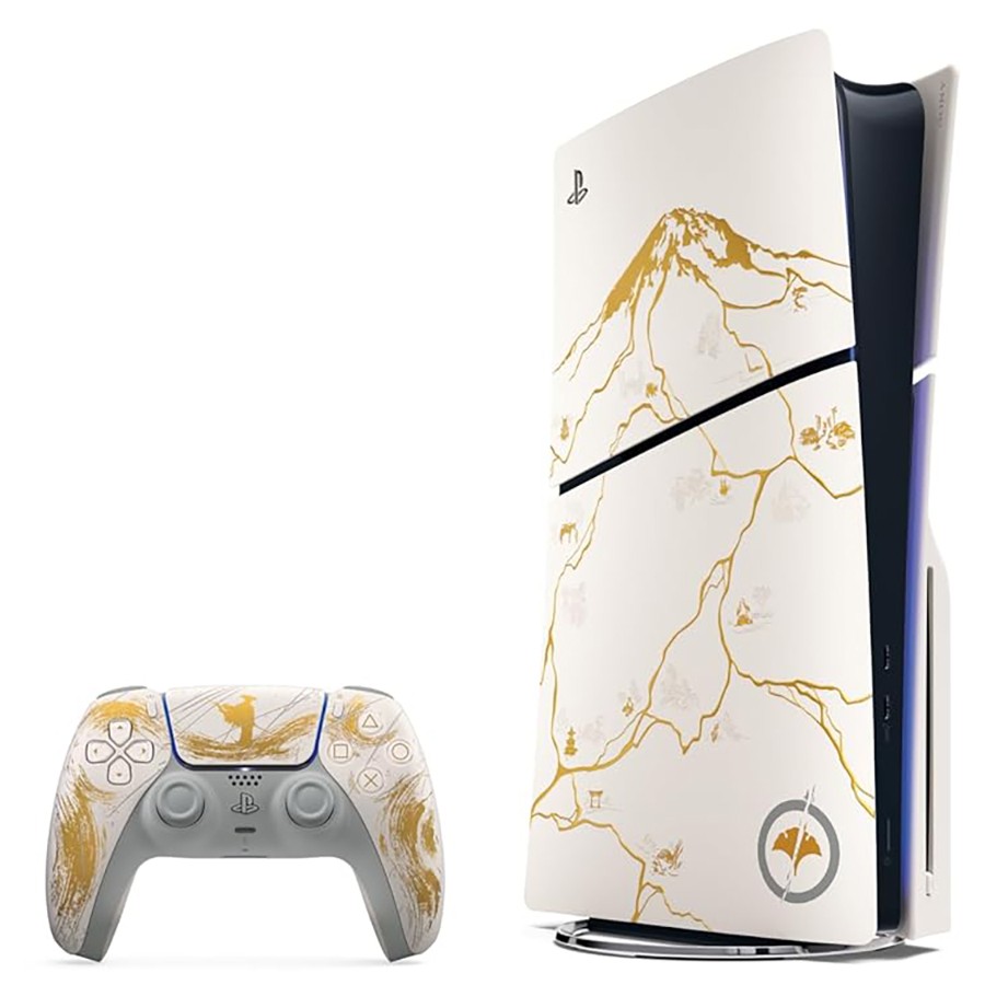 Sony PlayStation 5 Ghost of Yotei Disc + Extra Controller – Gray Camo