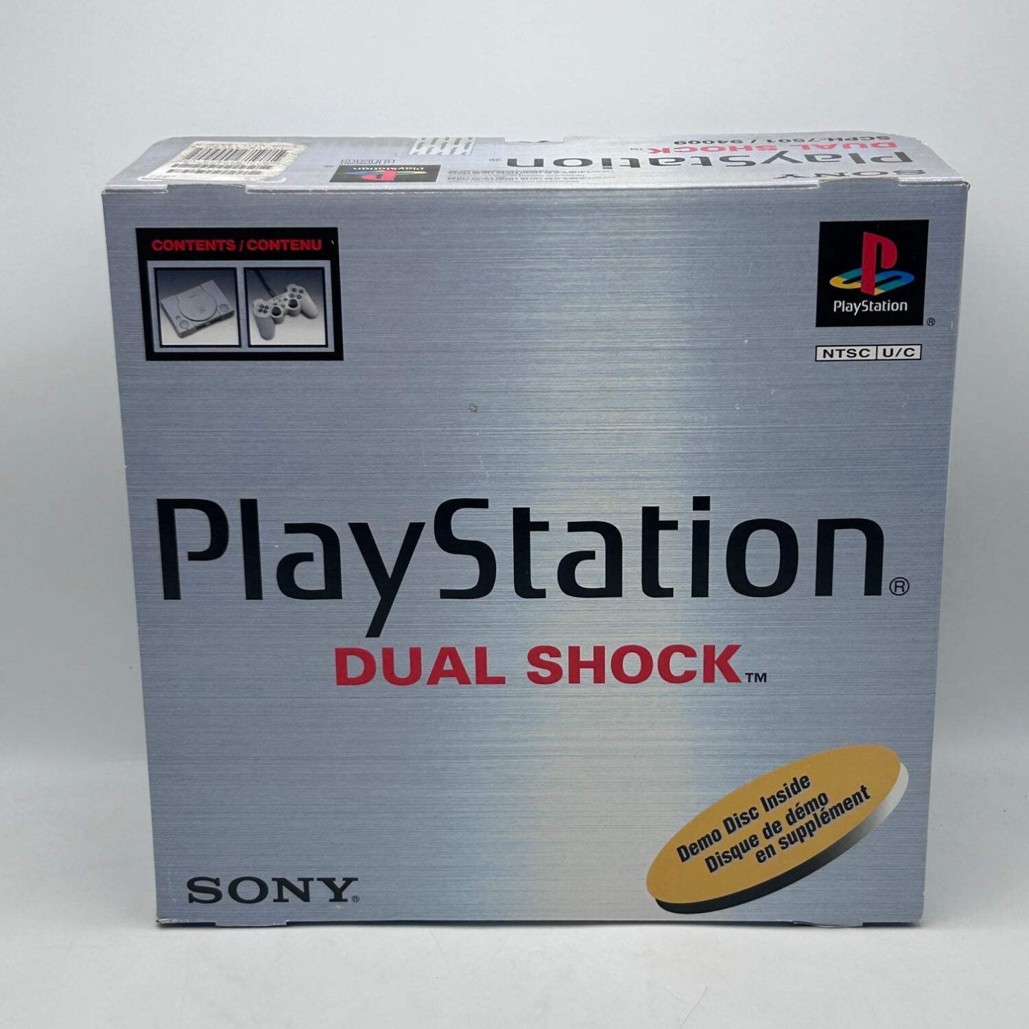 Sony PlayStation 1 PS1 Silver Console Gaming System SCPH-7501