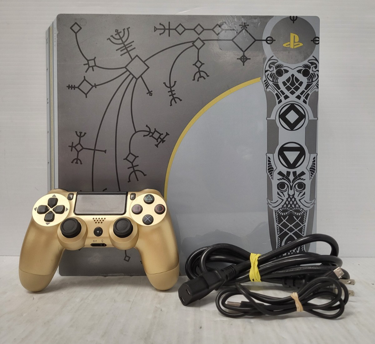 (N94640-1) Sony CUH-7115B God of War Ed. PlayStation 4 Pro Gaming Console – 1TB