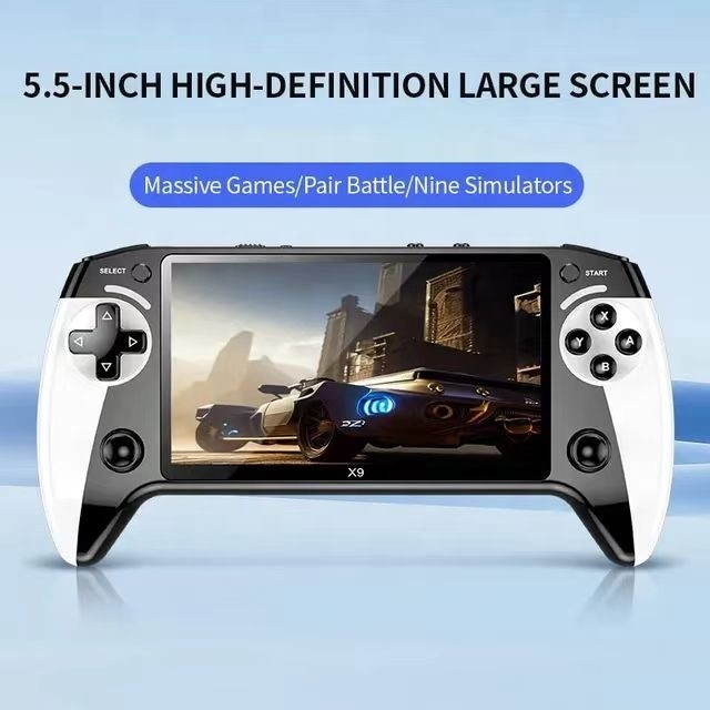 X9 Retro Handheld Game Console-Handheld Game Console with HD IPS