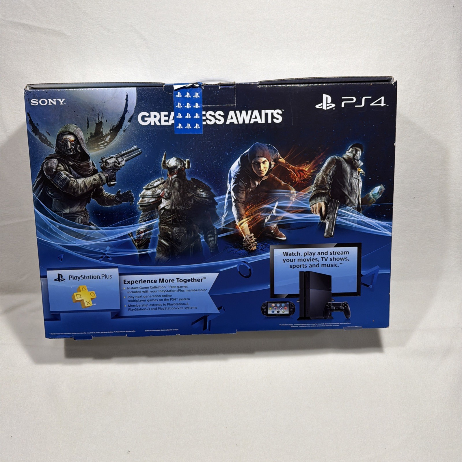 Sony PlayStation 4 500GB Jet Black Console (BOX ONLY) NO CONSOLE