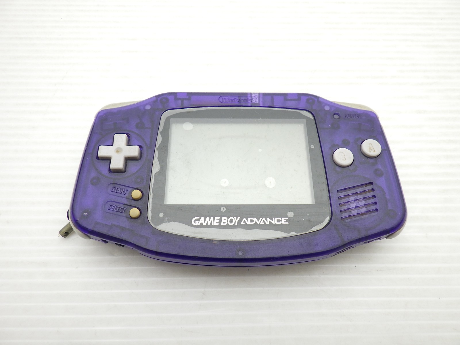 AS IS-Game Boy Advance Console (AGB-001 / Midnight Blue) GameBoyAd 9000025509374