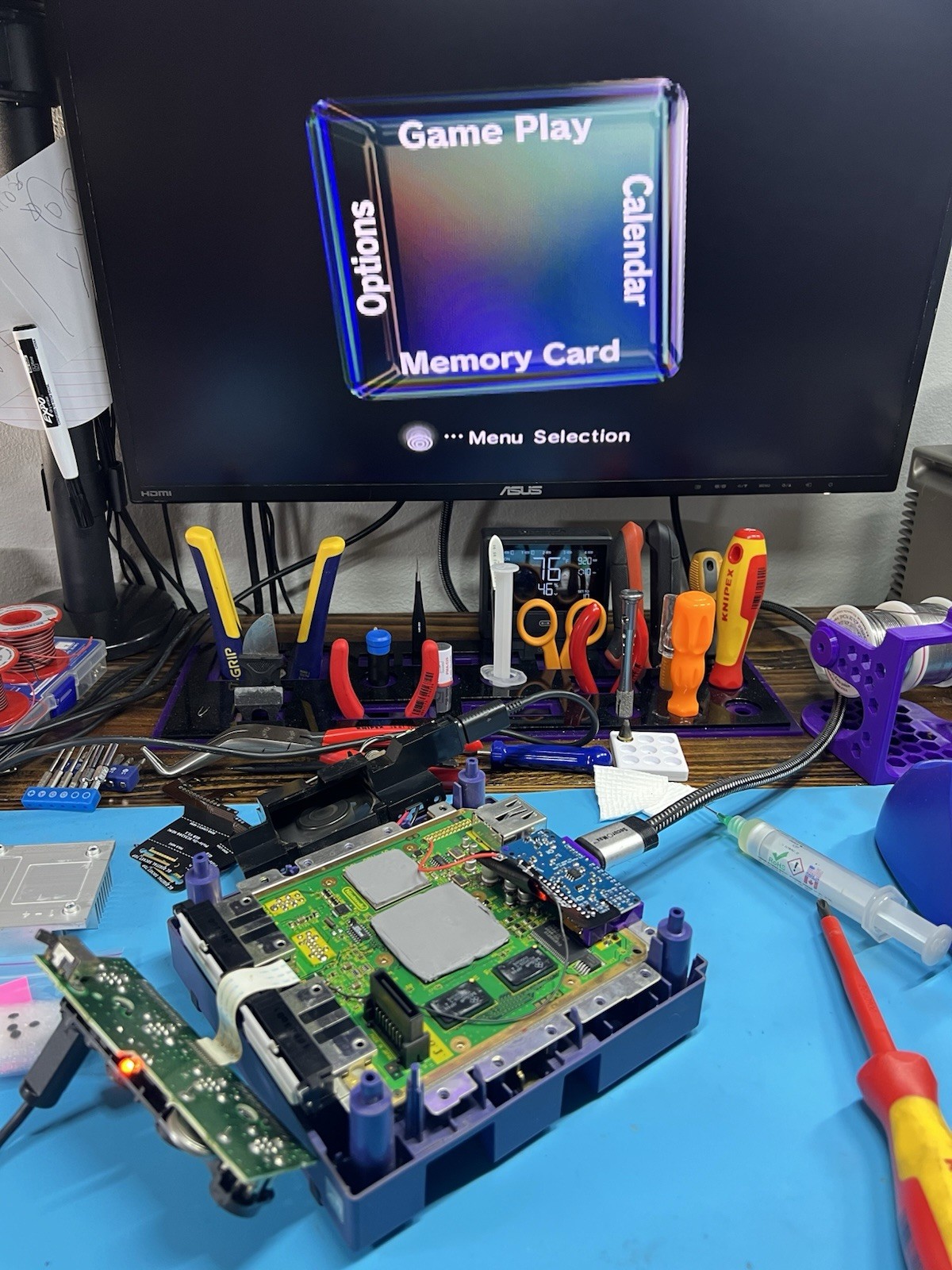 Nintendo GameCube Authentic Motherboard, INTERNAL HDMI CONVERSION DIY KIT