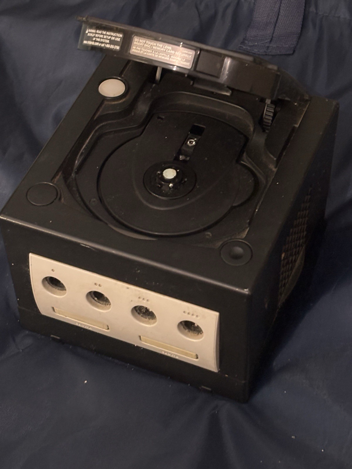 GameCube With Cords And 2 Third party Controllers. Super Smash Bros Melee CIB.