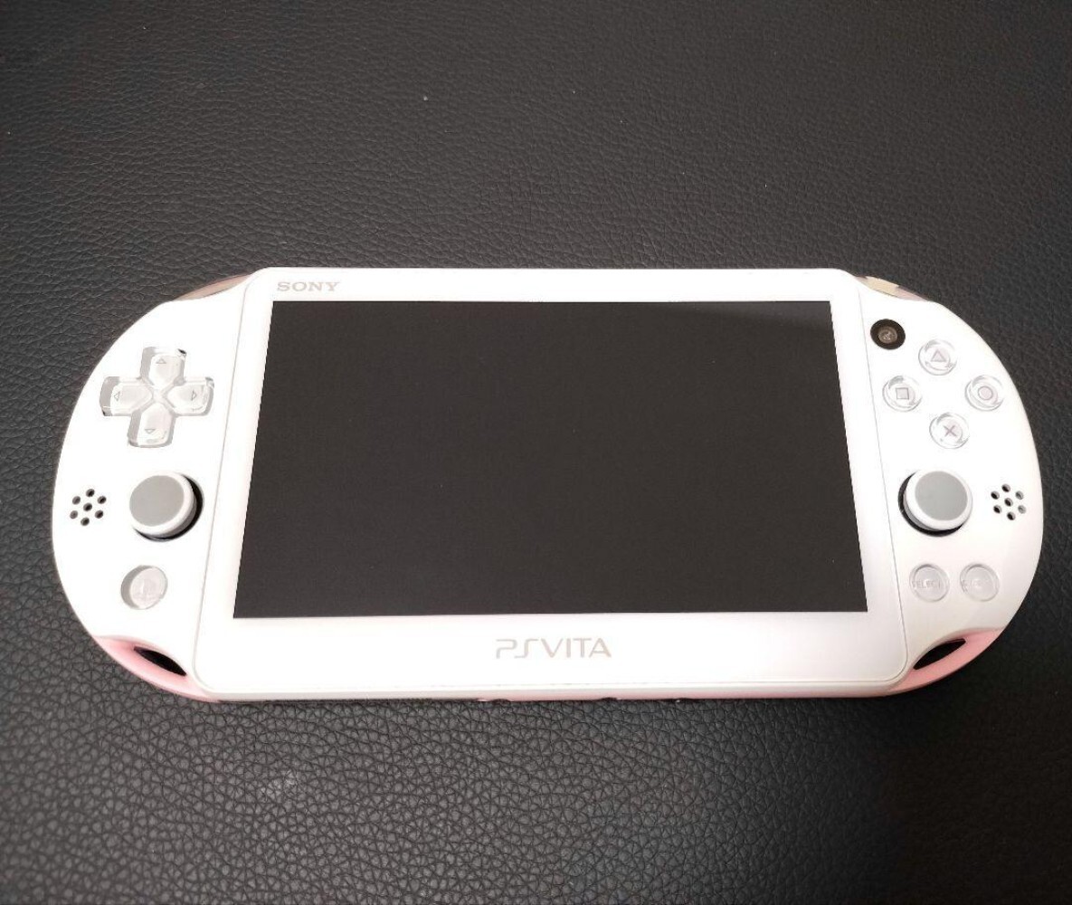 PS Vita PCH-2000 ZA19 Light Pink White PSV Slim Console Good Condition Tested