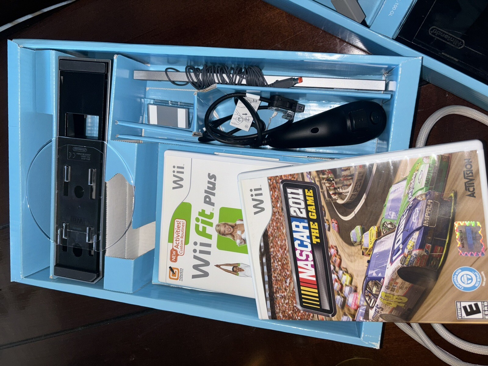 Nintendo Wii Video Game System Console Bundle With WII Fit Plus, Games, And More