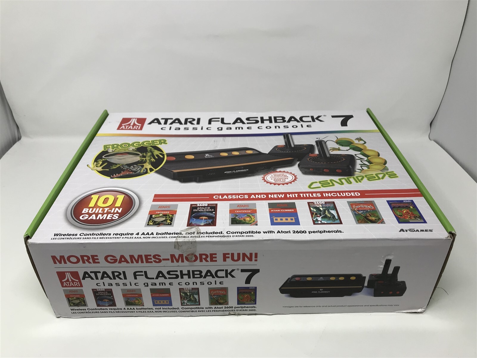 Atari Flashback 7 Classic Game Console 101 Built-in Games Wireless Controllers
