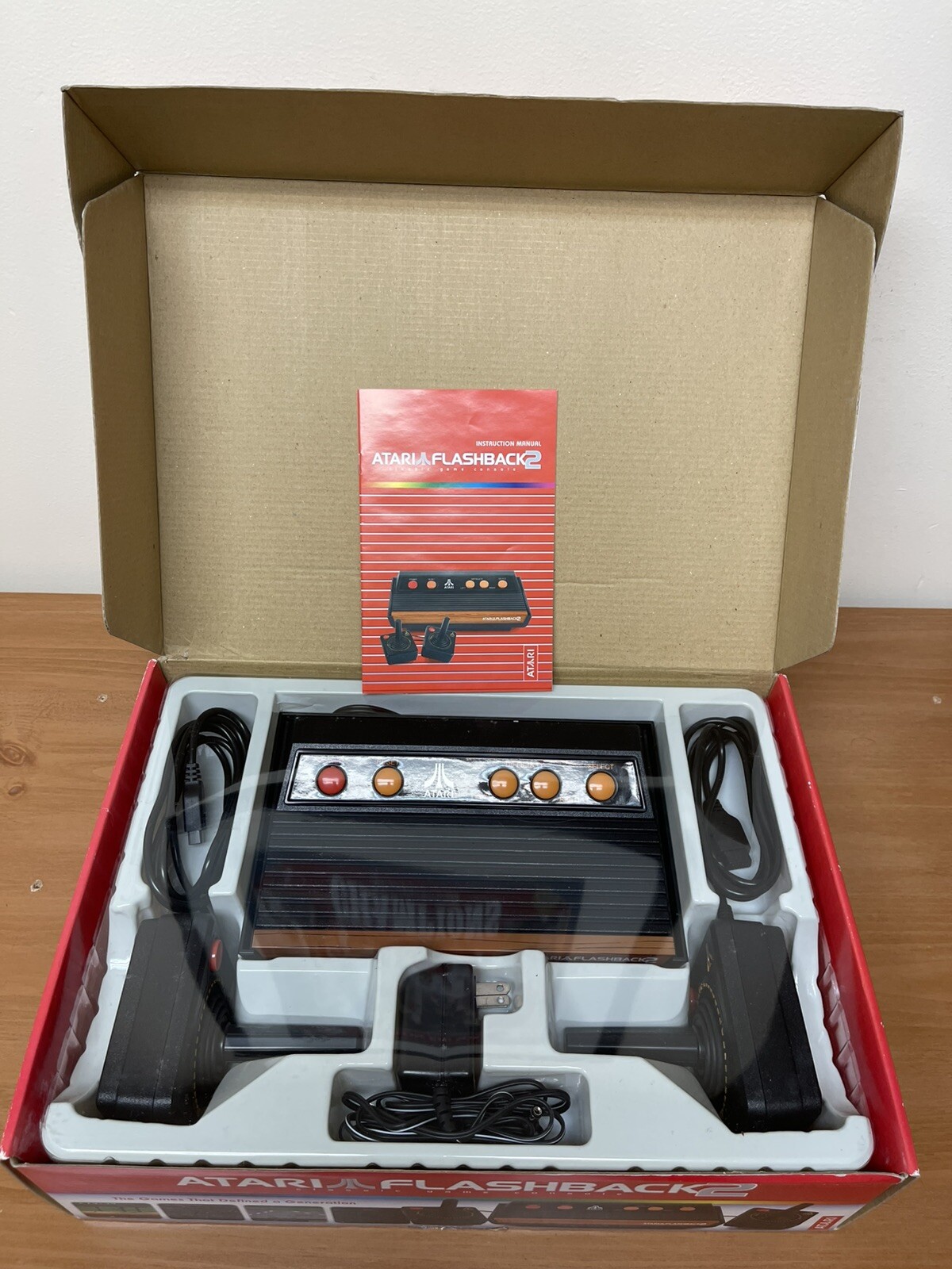 Atari Flashback 2 Launch Edition Black Plug&Play TV Game (PAL) NEW