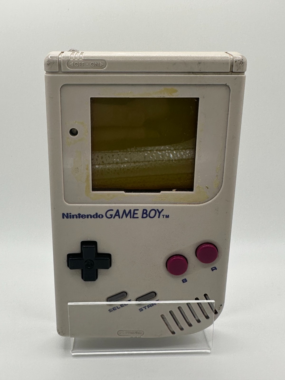 Nintendo Game Boy Console (System and light, rough shape but working)