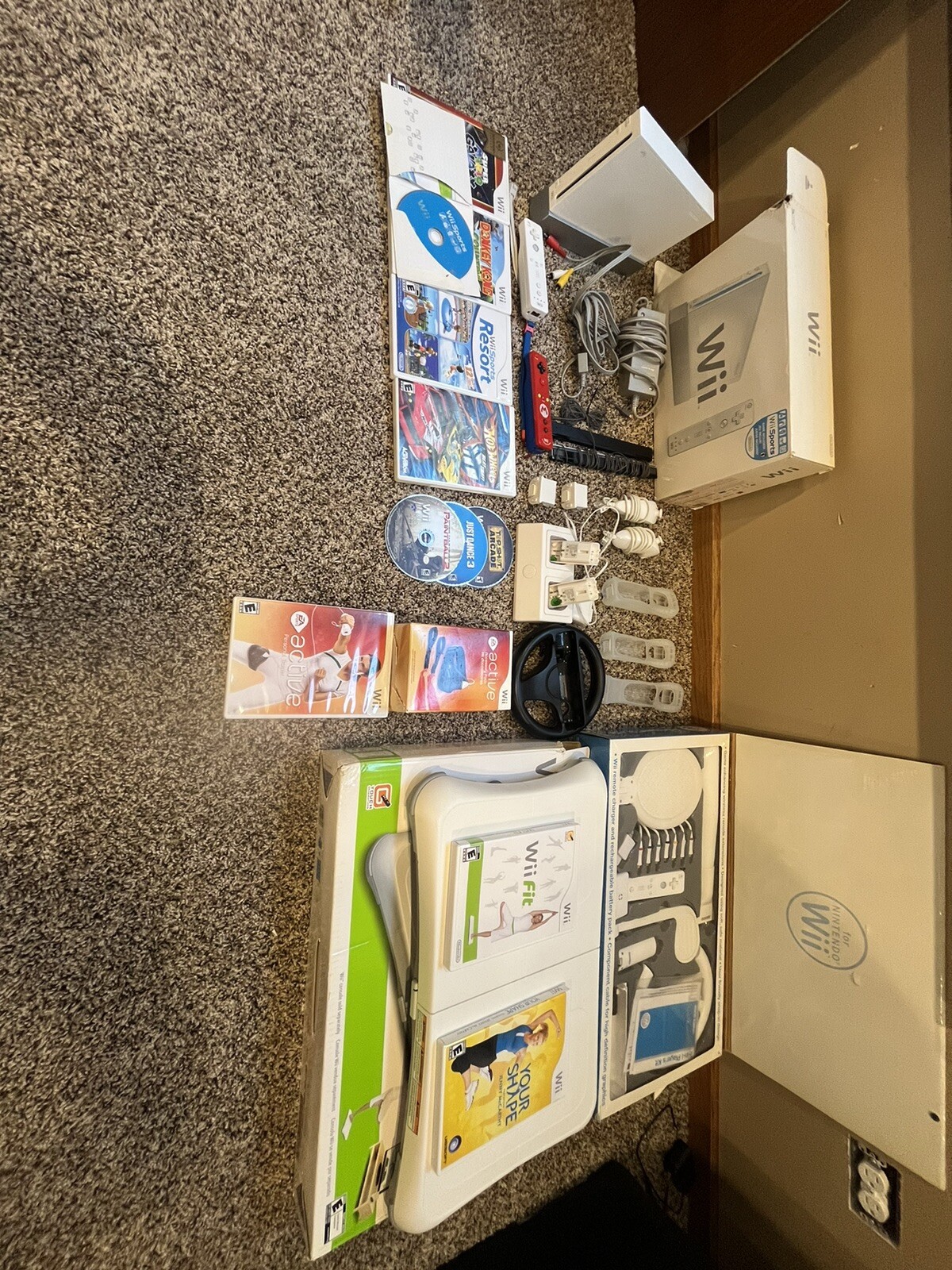 Nintendo Wii With Wii Fit and accessories