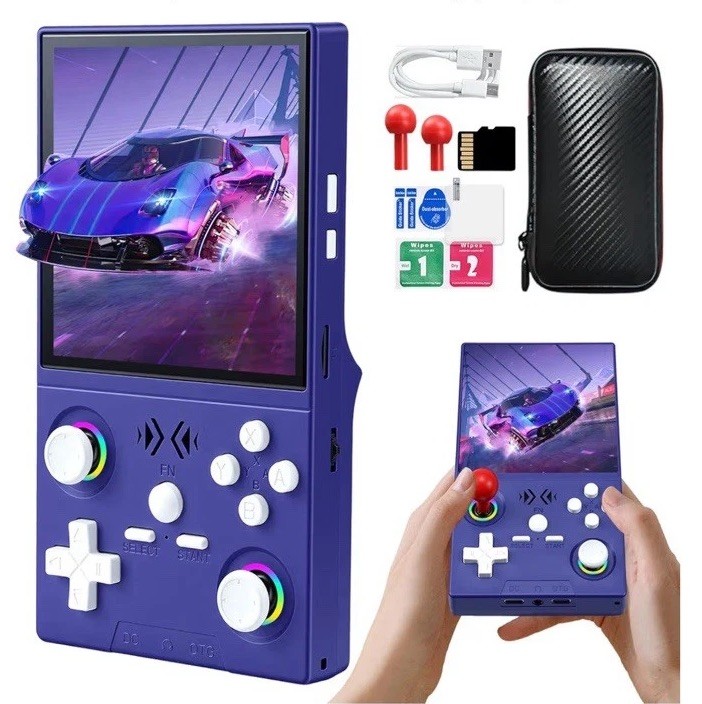 XF40V Retro Handheld Game Console, Retro Gaming Console 4.0” IPS Screen Linu…